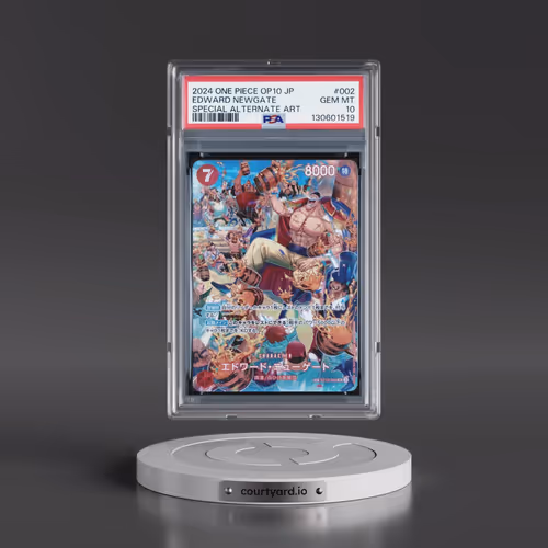 2024 One Piece Japanese OP10-Royal Blood #002 Edward Newgate - Special Alternate Art (PSA 10 GEM MIN