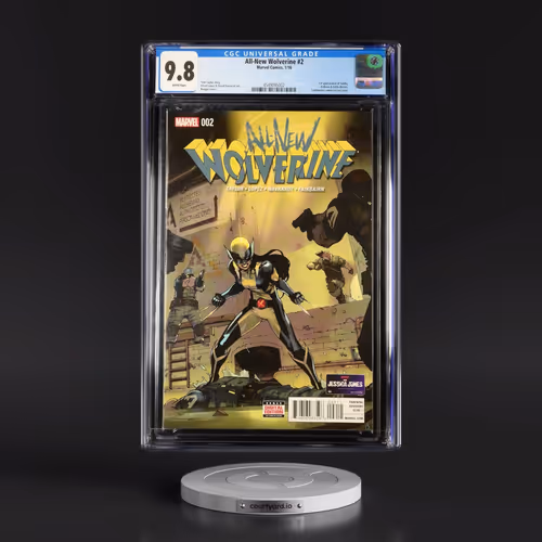 All-New Wolverine #2 CGC 9.8 White Pages (Marvel Comics, 1/16) - Universal