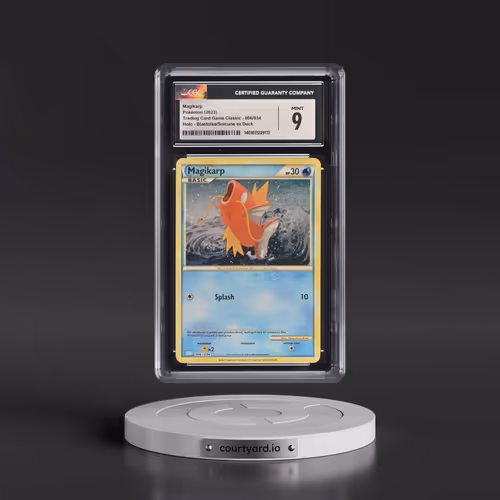 2023 Pokémon Clb-Trading Card Game Classic Blastoise & Suicune EX Deck #006 Magikarp (CGC 9 MINT)