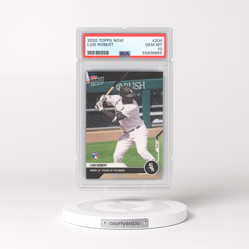 2020 Topps Now #204 Luis Robert (PSA 10 GEM MINT)