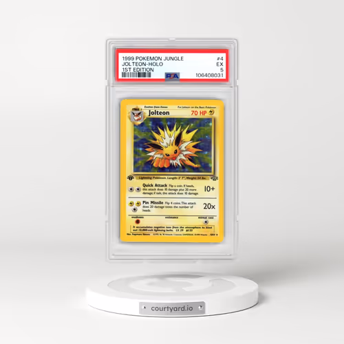 1999 Pokémon Jungle #4 Jolteon - 1st Edition Holo (PSA 5 EX)