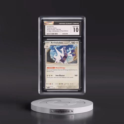 2024 Stellar Crown - SCR EN #107/142 Archaludon - Cosmos Holo (C. Holo) Archaludon 2-Pack Blister (C