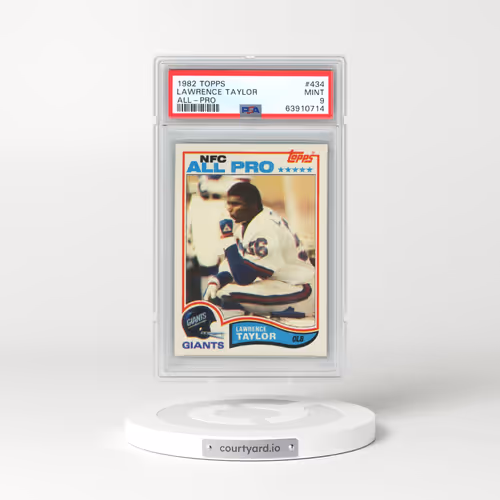 1982 Topps #434 Lawrence Taylor - All-Pro (PSA 9 MINT)