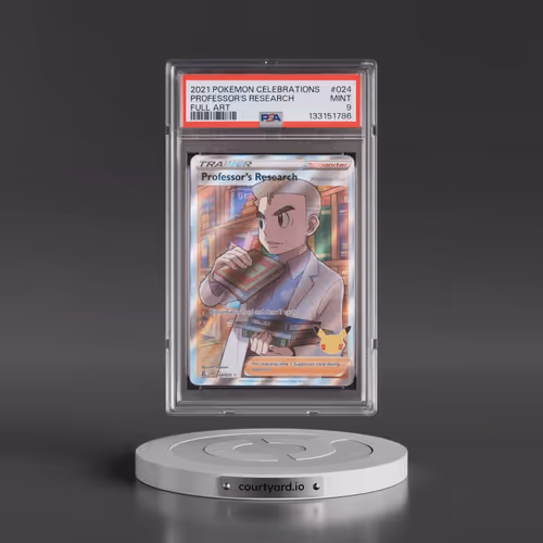 2021 Pokémon Celebrations #024 Professor's Research - Full Art (PSA 9 MINT)