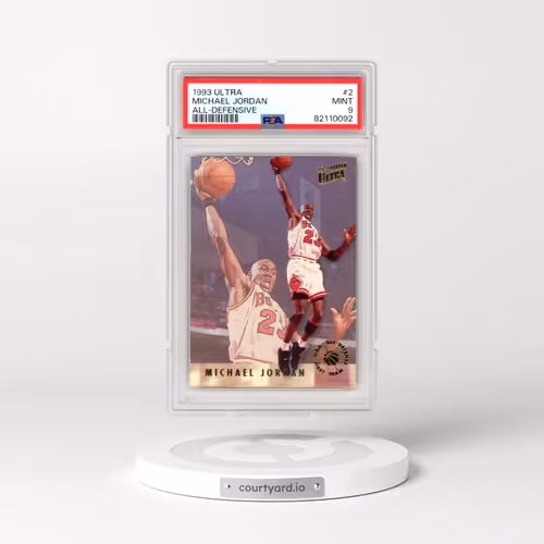 1993 Ultra All-Defensive #2 Michael Jordan (PSA 9 MINT)