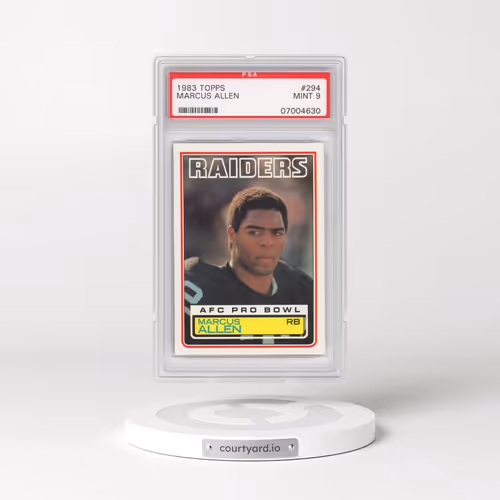 1983 Topps #294 Marcus Allen (PSA 9 MINT)