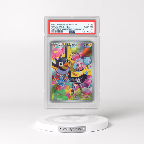 2025 Pokémon SV-P Promo #232 Iono's Wattrel - Battle Partners Booster Box (PSA 10 GEM MINT)