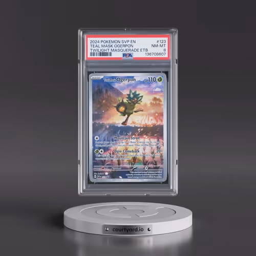 2024 Pokémon Svp EN-SV Black Star Promo #123 Teal Mask Ogerpon - Twilight Masquerade Elite Trainer B