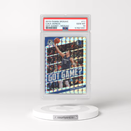 2019 Panini Mosaic Got Game? #11 Luka Doncic - Mosaic (PSA 10 GEM MINT)