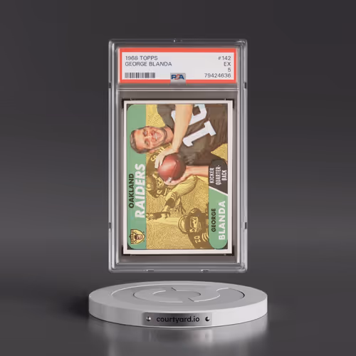 1968 Topps #142 George Blanda (PSA 5 EX)