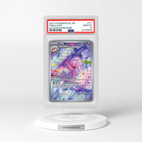2023 Pokémon Pal EN-Paldea Evolved #217 Tinkatuff - Illustration Rare (PSA 10 GEM MINT)