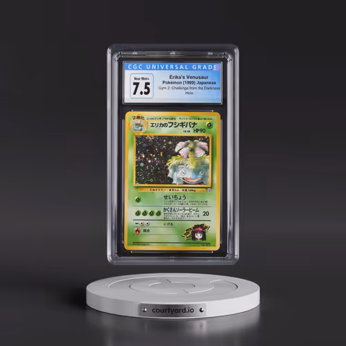 1999 Gym 2: Challenge from the Darkness Erika's Venusaur - Holo (CGC 7.5 NM+)