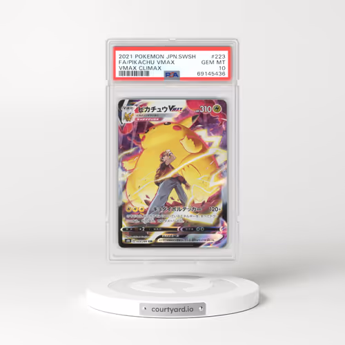 2021 Pokémon Sword & Shield Vmax Climax #223 Pikachu Vmax - Full Art (PSA 10 GEM MINT)