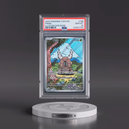 2024 Pokémon Twm EN-Twilight Masquerade #168 Pinsir - Illustration Rare (PSA 10 GEM MINT)