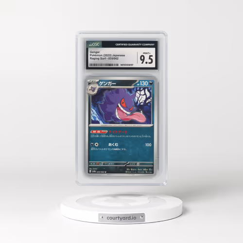 2023 Raging Surf #035/062 Gengar (CGC 9.5 MINT+)