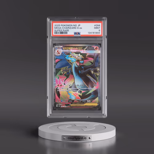 2025 Pokémon M2-Inferno X #094 Mega Charizard X EX - Holo Super Rare (PSA 9 MINT)