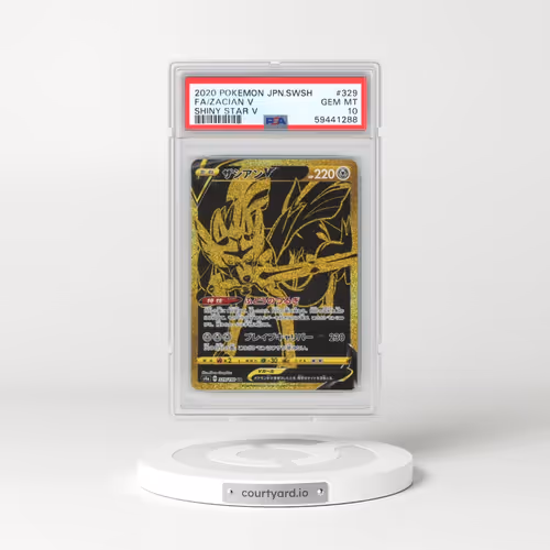 2020 Pokémon Sword & Shield Shiny Star V #329 Zacian V - Holo Full Art (PSA 10 GEM MINT)
