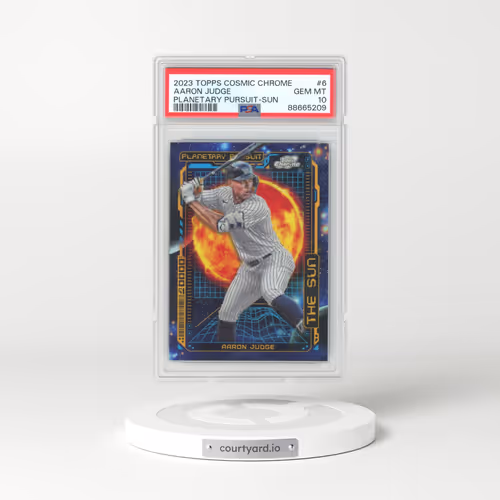 2023 Topps Cosmic Chrome Planetary Pursuit #6 Aaron Judge - Sun (PSA 10 GEM MINT)