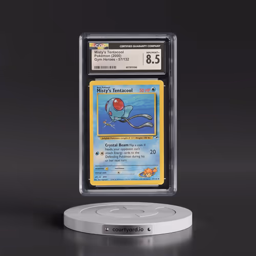 2000 Gym Heroes #57/132 Misty's Tentacool (CGC 8.5 NM-MT+)