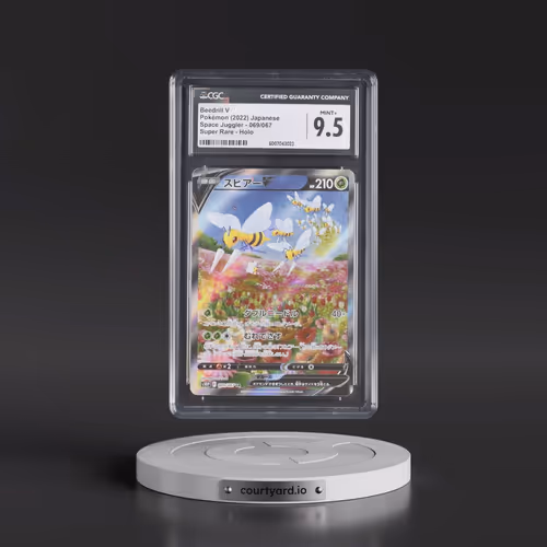 2022 Space Juggler #069/067 Beedrill V - Super Rare Holo (CGC 9.5 MINT+)