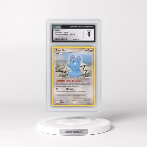 2007 Diamond & Pearl #69/130 Azurill (CGC 9 MINT)