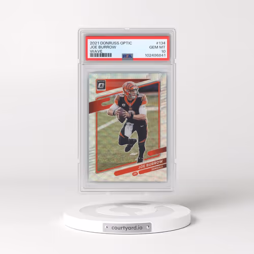 2021 Panini Donruss Optic #134 Joe Burrow - Wave (PSA 10 GEM MINT)