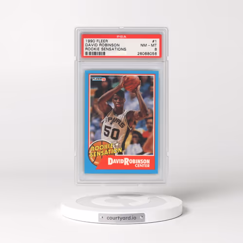 1990 Fleer Rookie Sensations #1 David Robinson (PSA 8 NM-MT)