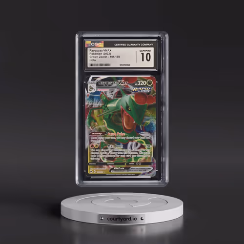 2023 Crown Zenith #101/159 Rayquaza VMAX - Holo (CGC 10 GEM MINT)