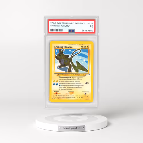 2002 Pokémon Neo Destiny #111 Shining Raichu - Holo (PSA 5 EX)