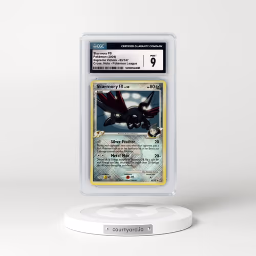 2009 Supreme Victors #83/147 Skarmory FB - Crosshatch Holo (Cross. Holo) Pokémon League (CGC 9 MINT)
