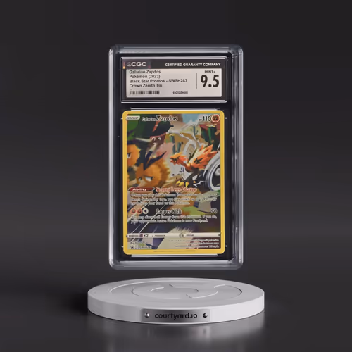 2017 Black Star Promos - Sword & Shield #SWSH283 Galarian Zapdos - Crown Zenith Tin (Holo) (CGC 9.5