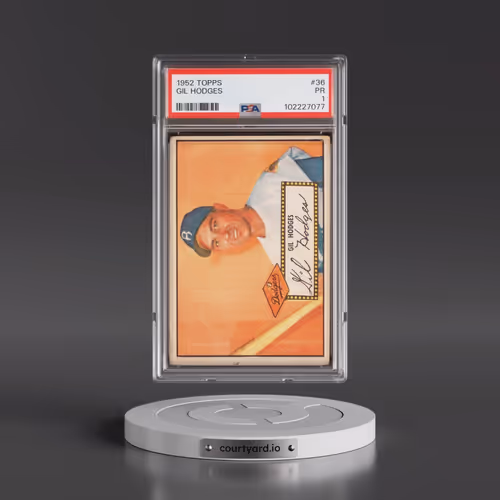 1952 Topps #36 Gil Hodges (PSA 1 PR)