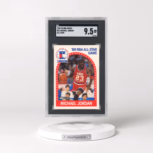 1989 Nba Hoops #21 Michael Jordan - All-Star (SGC 9.5 MINT+)