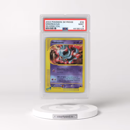 2003 Pokémon Skyridge #39 Misdreavus - Reverse Foil (PSA 9 MINT)