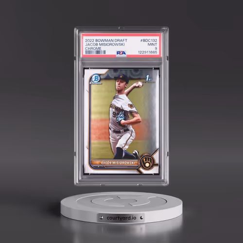 2022 Bowman Draft #BDC132 Jacob Misiorowski - Chrome (PSA 9 MINT)