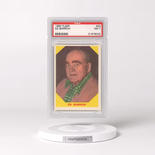 1960 Fleer #23 Ed Barrow (PSA 7 NM)