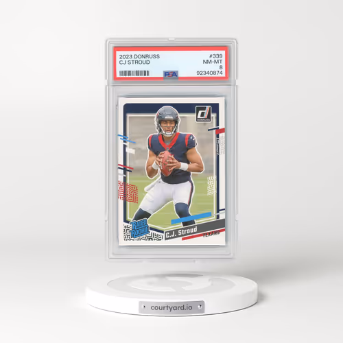 2023 Panini Donruss #339 CJ Stroud (PSA 8 NM-MT)