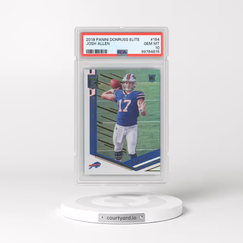 2018 Panini Donruss Elite #154 Josh Allen (PSA 10 GEM MINT)