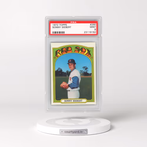 1972 Topps #290 Sonny Siebert (PSA 9 MINT)
