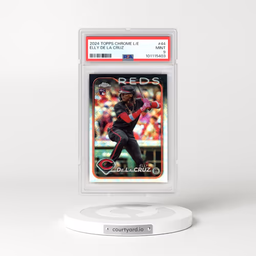 2024 Topps Chrome Logofractor Edition #44 Elly de La Cruz (PSA 9 MINT)