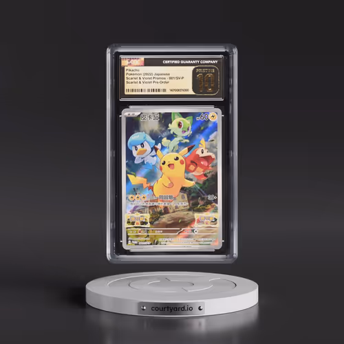 2022 Scarlet & Violet Promos #001/SV-P Pikachu - Scarlet & Violet Pre-Order (Holo) (CGC 10 PRIST