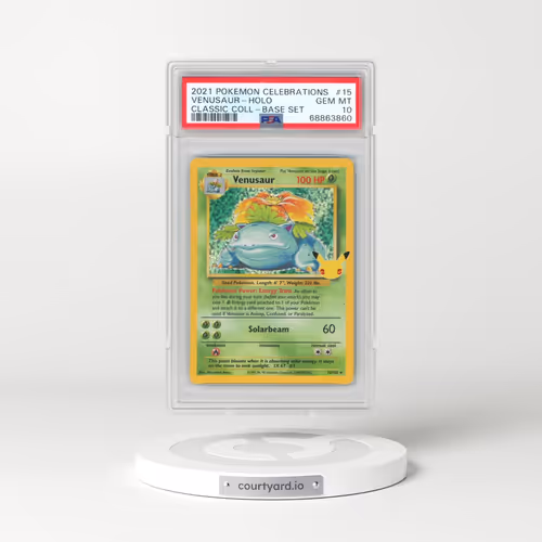 2021 Pokémon Celebrations Classic Collection #15 Venusaur - Holo (PSA 10 GEM MINT)