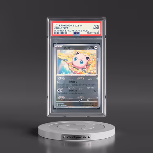 2023 Pokémon Sv2a-Pokemon 151 #039 Jigglypuff - Reverse Holo Master Ball (PSA 9 MINT)