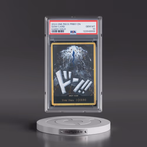 2024 One Piece PRB01-Premium Booster -One Piece Card the Best Don!! Card - Kaido-Gold (PSA 10 GEM MI