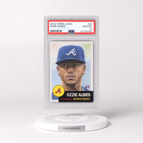 2018 Topps Living #32 Ozzie Albies (PSA 10 GEM MINT)