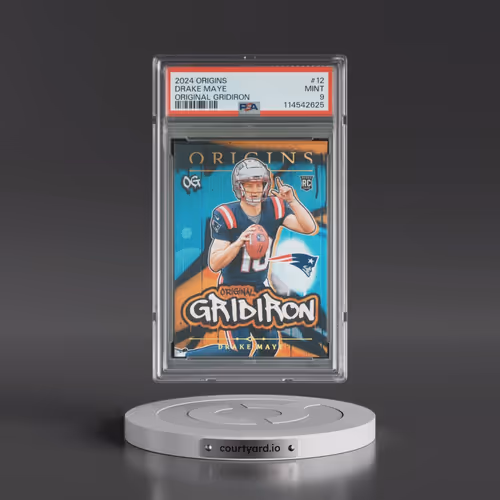 2024 Panini Origins Original Gridiron #12 Drake Maye (PSA 9 MINT)