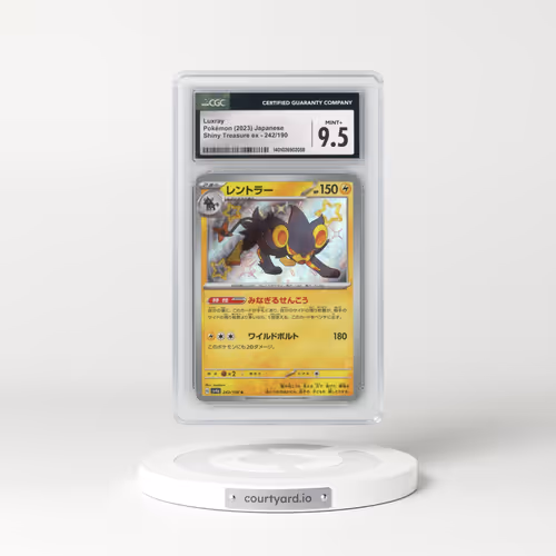 2023 Shiny Treasure ex #242/190 Luxray (CGC 9.5 MINT+)