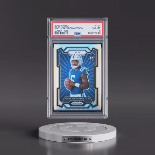 2023 Panini Prizm #304 Anthony Richardson - Variation (PSA 8 NM-MT)