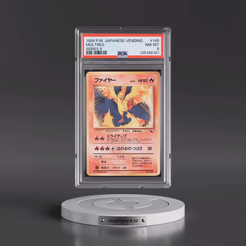 1998 Pokémon Vending #146 Moltres - Series II (PSA 8 NM-MT)
