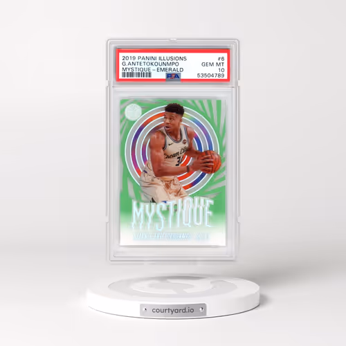 2019 Panini Illusions Mystique #6 Giannis Antetokounmpo - Emerald (PSA 10 GEM MINT)